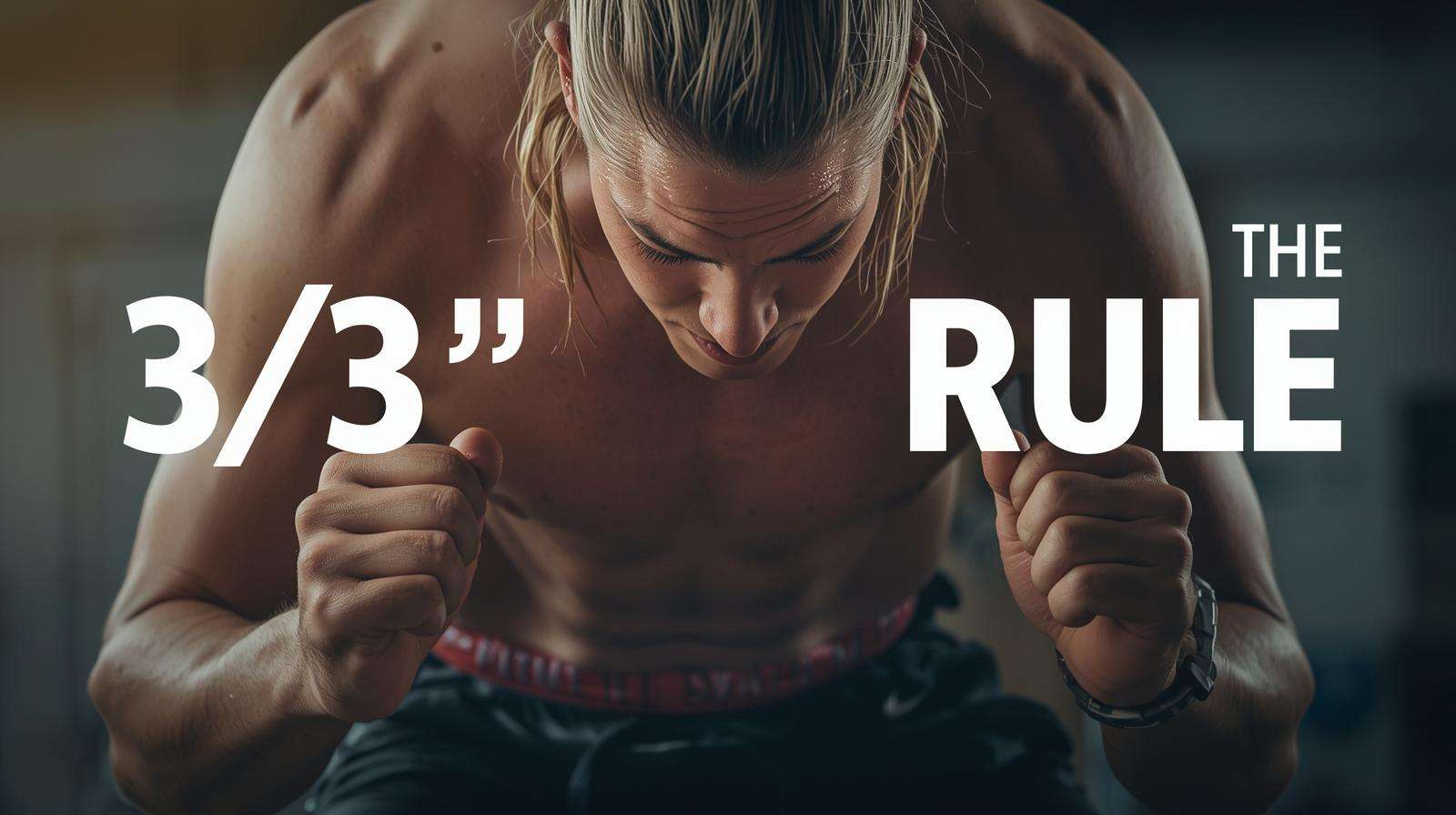 What is the 3 3 3 Rule for Working Out?