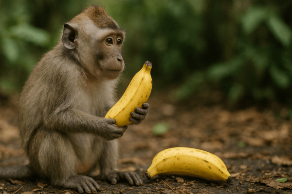 Do Monkeys Actually Like Bananas? | actual banana