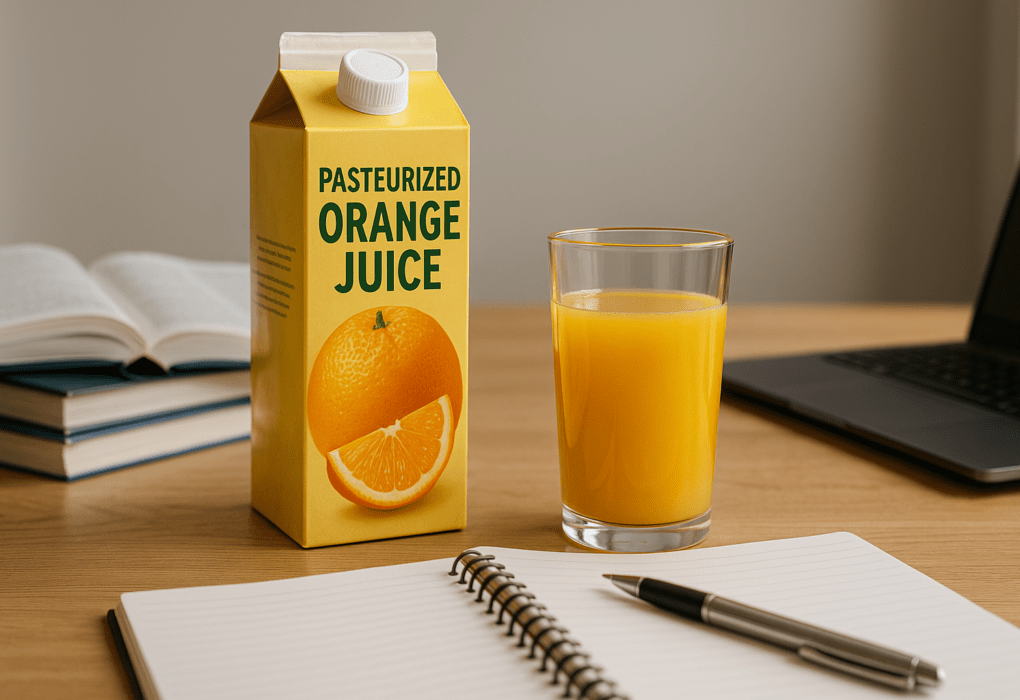 Pasteurized Orange Juice Study