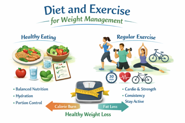 Diet and Exercise for Weight Management | Diet Plan 2026